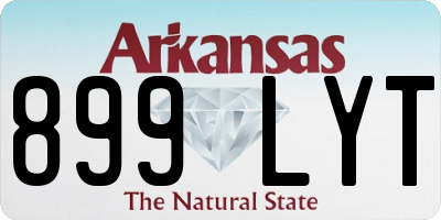 AR license plate 899LYT