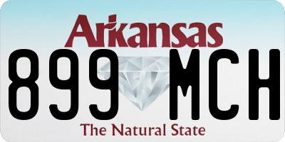 AR license plate 899MCH