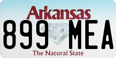 AR license plate 899MEA