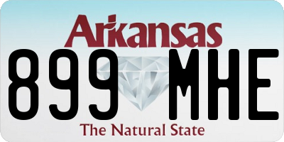 AR license plate 899MHE