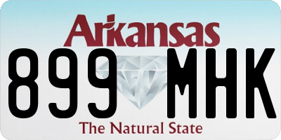 AR license plate 899MHK