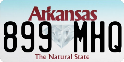 AR license plate 899MHQ