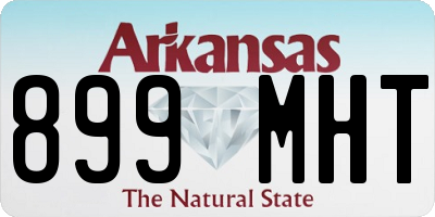 AR license plate 899MHT