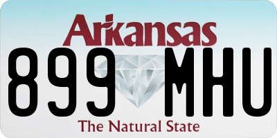 AR license plate 899MHU