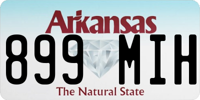 AR license plate 899MIH