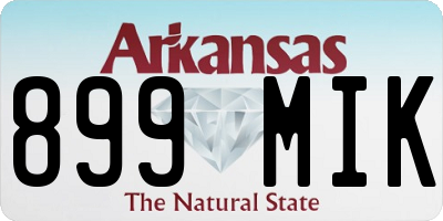 AR license plate 899MIK