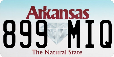 AR license plate 899MIQ