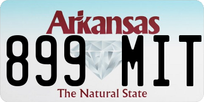 AR license plate 899MIT