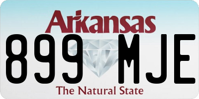 AR license plate 899MJE