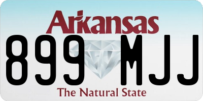 AR license plate 899MJJ