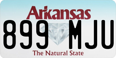 AR license plate 899MJU