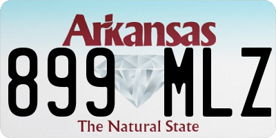 AR license plate 899MLZ
