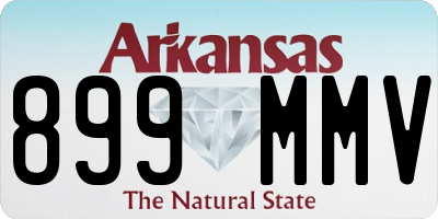 AR license plate 899MMV