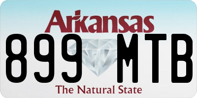AR license plate 899MTB