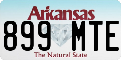 AR license plate 899MTE