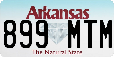 AR license plate 899MTM