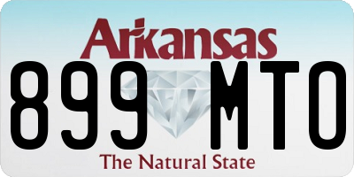 AR license plate 899MTO
