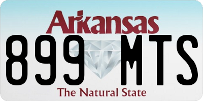 AR license plate 899MTS
