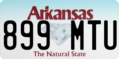 AR license plate 899MTU