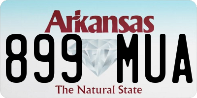 AR license plate 899MUA
