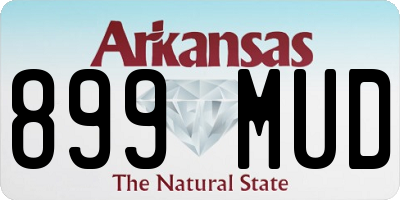 AR license plate 899MUD