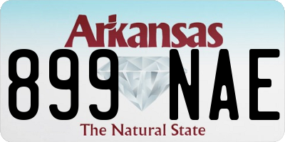 AR license plate 899NAE
