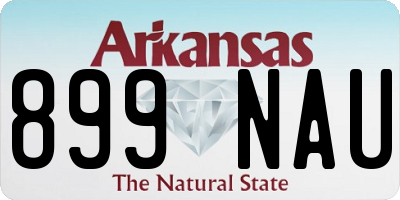 AR license plate 899NAU