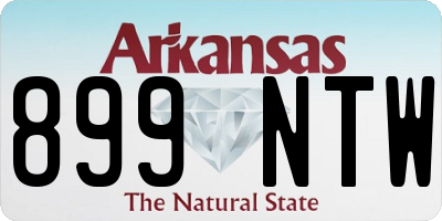 AR license plate 899NTW