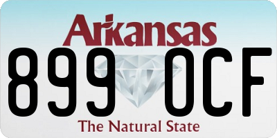 AR license plate 899OCF