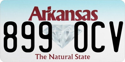 AR license plate 899OCV