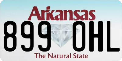 AR license plate 899OHL