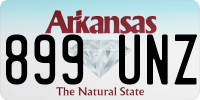 AR license plate 899UNZ