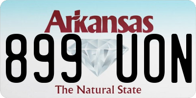 AR license plate 899UON