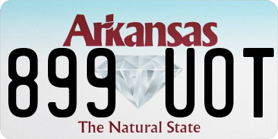 AR license plate 899UOT