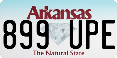 AR license plate 899UPE