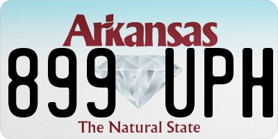 AR license plate 899UPH