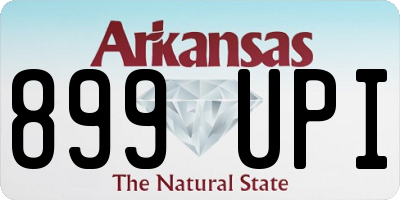 AR license plate 899UPI