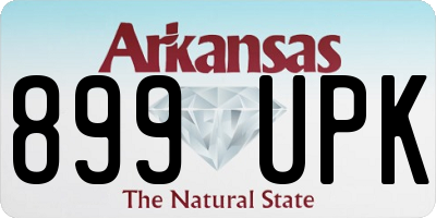AR license plate 899UPK