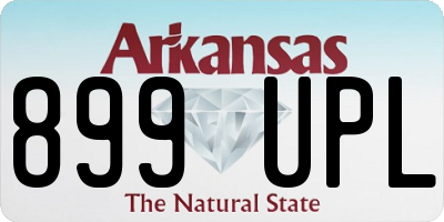 AR license plate 899UPL