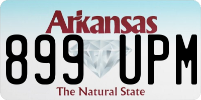 AR license plate 899UPM