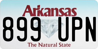 AR license plate 899UPN