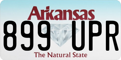 AR license plate 899UPR