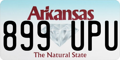 AR license plate 899UPU