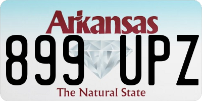 AR license plate 899UPZ