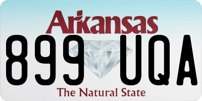 AR license plate 899UQA