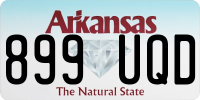 AR license plate 899UQD