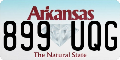 AR license plate 899UQG