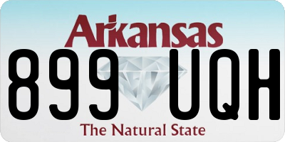 AR license plate 899UQH
