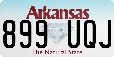 AR license plate 899UQJ