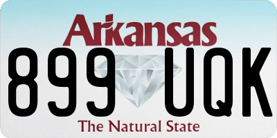 AR license plate 899UQK